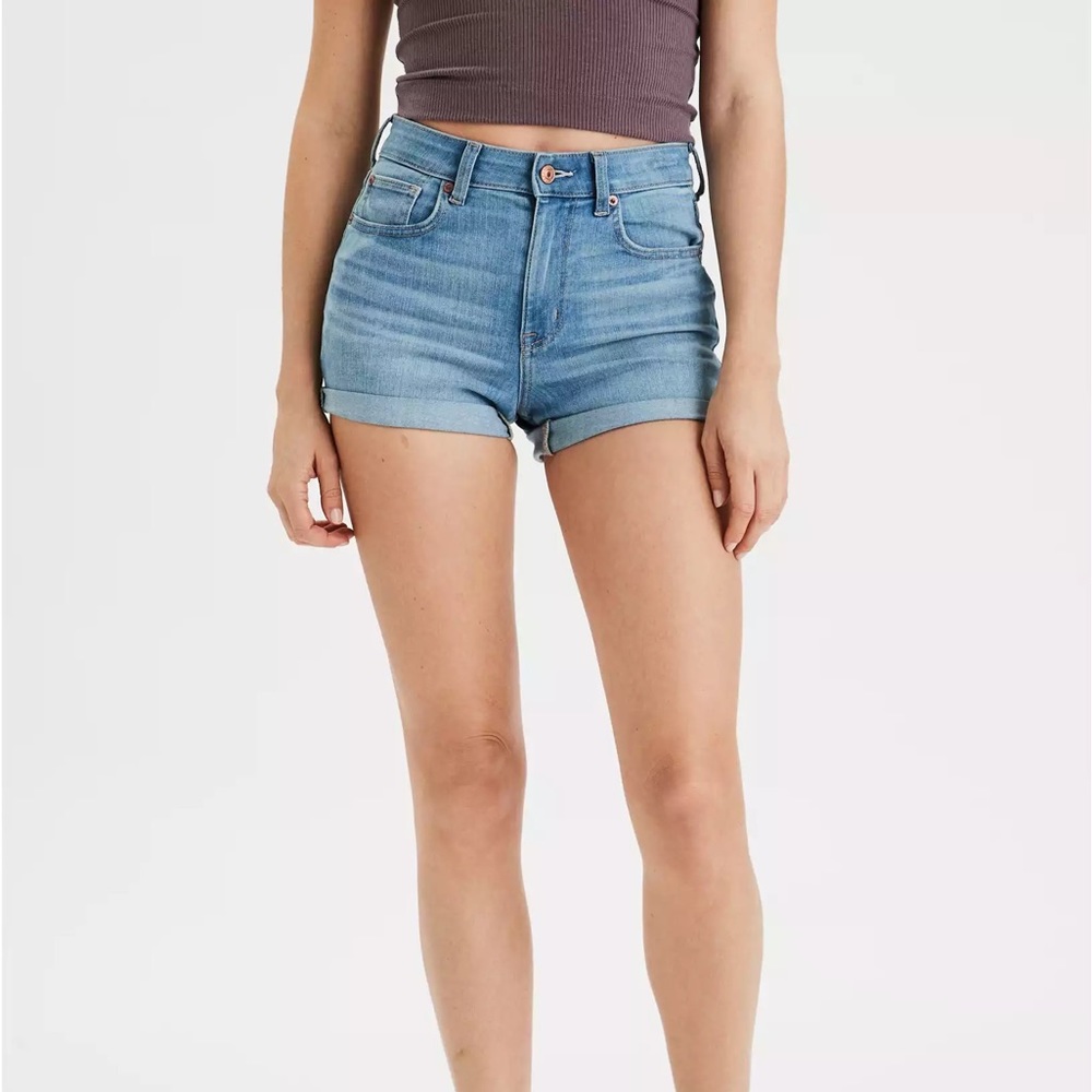 American Eagle Stretch High Waisted Shorts